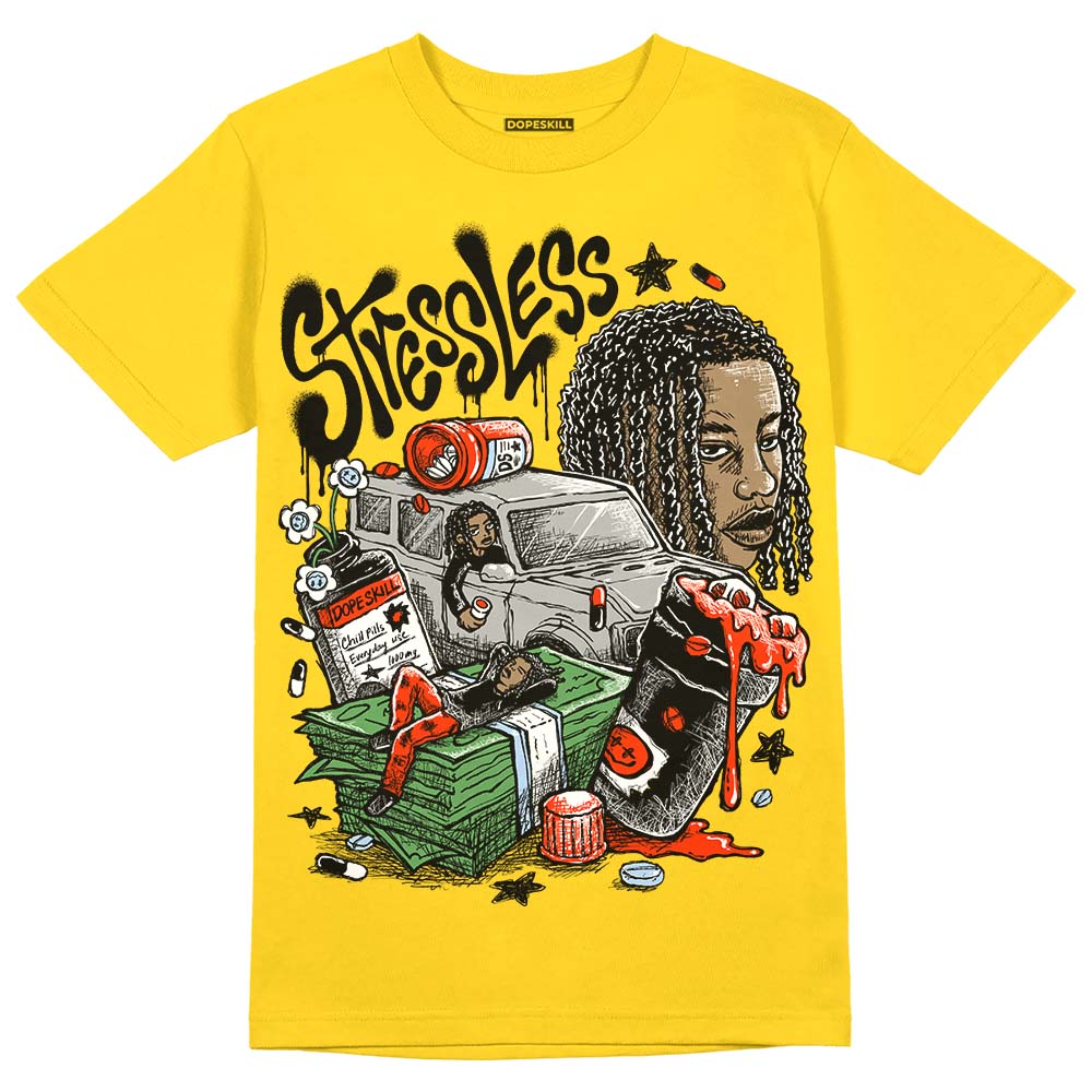 Yellow Ochre 6s DopeSkill Yellow T-shirt Stressless Graphic – DOPESKILL