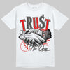 Jordan 12 “Cherry” DopeSkill T-Shirt Trust No One Graphic Streetwear - White