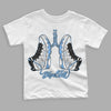 Jordan 9 Powder Blue DopeSkill Toddler Kids T-shirt Breathe Graphic Streetwear - White