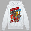 Red Sneakers DopeSkill Hoodie Sweatshirt Don't Kill My Vibe Graphic Streetwear - White 