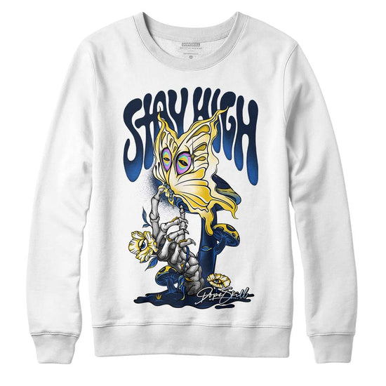 Dunk Low Vintage “Michigan” DopeSkill Sweatshirt Stay High Graphic Streetwear - White 