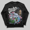 Jordan 3 GS “Cobalt Bliss” DopeSkill Long Sleeve T-Shirt Stressless Graphic Streetwear - Black