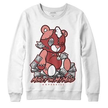 Jordan 13 “Dune Red” DopeSkill Sweatshirt MOMM Bear Graphic Streetwear - White