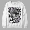 Jordan 2 Cement Grey DopeSkill Sweatshirt Don't Quit Graphic Streetwear - White