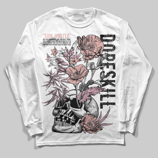 Jordan 1 Low OG “Rust Pink” DopeSkill Long Sleeve T-Shirt Side Hustle Graphic Streetwear - White 