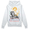 Jordan 1 Mid GS 'Six Championships DopeSkill Hoodie Sweatshirt Show Me The Money Graphic Streetwear - White