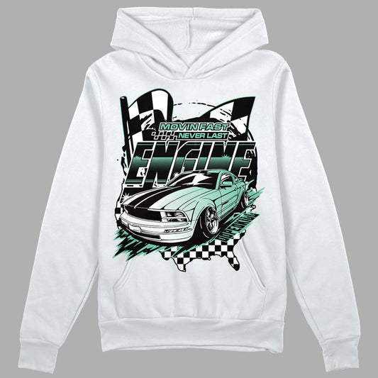 Jordan 3 "Green Glow" DopeSkill Hoodie Sweatshirt ENGINE Tshirt Graphic Streetwear - White 