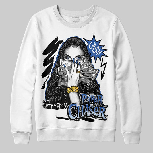 Awake NY x Jordan 5 Retro 'Black Racer Blue' DopeSkill Sweatshirt NPC Graphic Streetwear - White