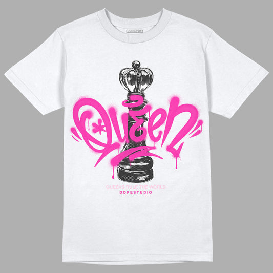 Dunk Low GS 'Triple Pink' DopeSkill T-Shirt Queen Chess Graphic Streetwear - White