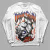 Dunk Low Futura Orange Blaze DopeSkill Long Sleeve T-Shirt Money On My Mind Graphic Streetwear - White