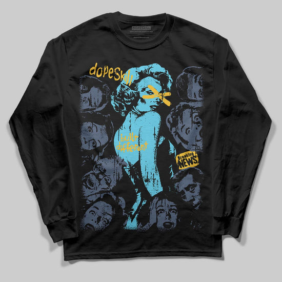 Jordan 11 Retro Gamma Blue (2025) DopeSkill Long Sleeve T-Shirt Built Different Graphic Streetwear - black