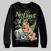Jordan 4 GS “Light Lemon Twist” DopeSkill Sweatshirt New No Days Off Graphic Streetwear - Black