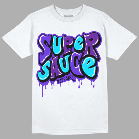 Jordan 6 "Aqua" DopeSkill T-Shirt Super Sauce Graphic Streetwear - White 