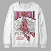 Valentine's Day Collection DopeSkill Sweatshirt Thunder Dunk Graphic Streetwear - White 