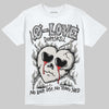 Jordan 3 Retro Pure Money DopeSkill T-Shirt Crying Heart Graphic Streetwear - White