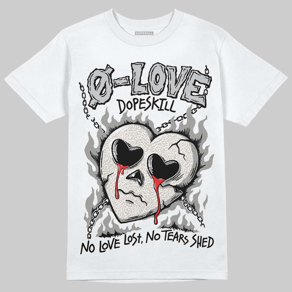 Jordan 3 Retro Pure Money DopeSkill T-Shirt Crying Heart Graphic Streetwear - White