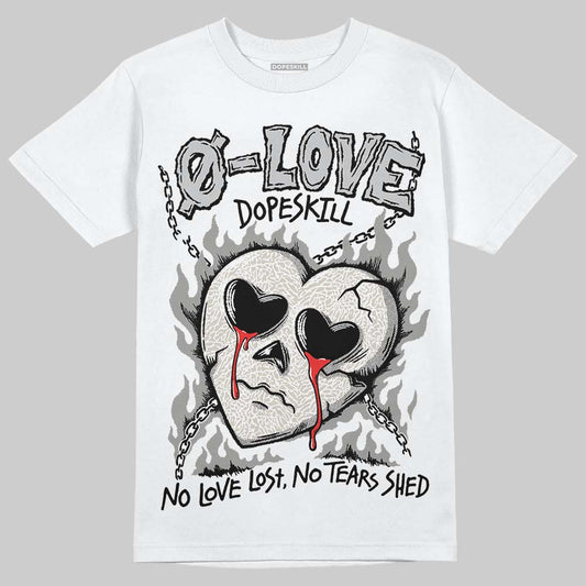 Jordan 3 Retro Pure Money DopeSkill T-Shirt Crying Heart Graphic Streetwear - White