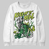 Green Sneakers DopeSkill Sweatshirt Keepin' It Real Graphic Streetwear - White 