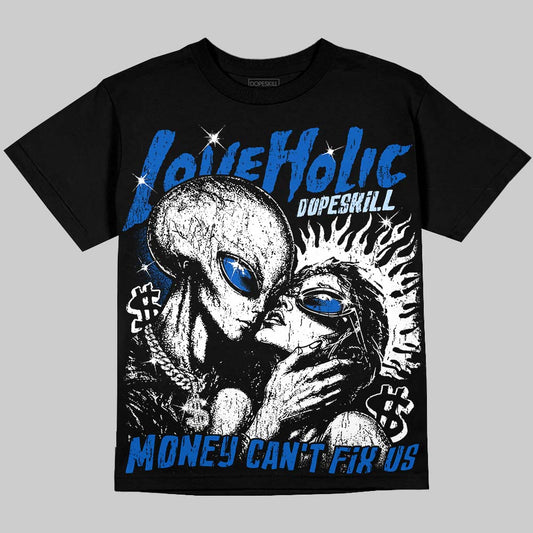 Jordan 11 Space Jam DopeSkill Oversize Print T-Shirt Love Holic Graphic Streetwear - Black