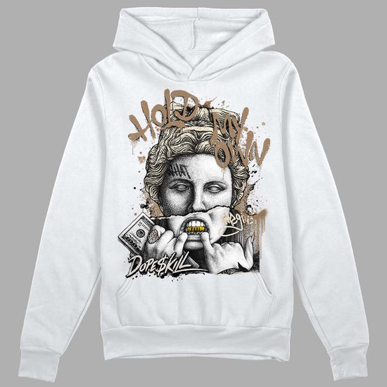 Jordan 5 SE “Sail” DopeSkill Hoodie Sweatshirt Hold My Own Graphic Streetwear - White 