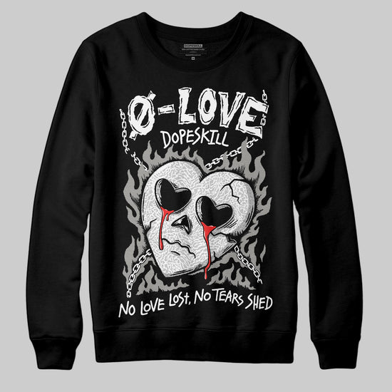 Jordan 3 Retro Pure Money DopeSkill Sweatshirt Crying Heart Graphic Streetwear - Black
