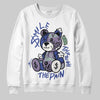 Jordan 1 Retro Low OG Zion Williamson Voodoo Alternate DopeSkill Sweatshirt Smile Through The Pain Graphic Streetwear - White