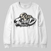 Jordan 5 Retro Reverse Metallic DopeSkill Sweatshirt Rare Breed Type Graphic Streetwear - White