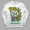 Green Sneakers DopeSkill Long Sleeve T-Shirt Paid In Full Graphic Streetwear - White 