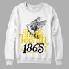 Jordan 6 “Yellow Ochre” DopeSkill Sweatshirt Juneteenth 1865 Graphic Streetwear - White