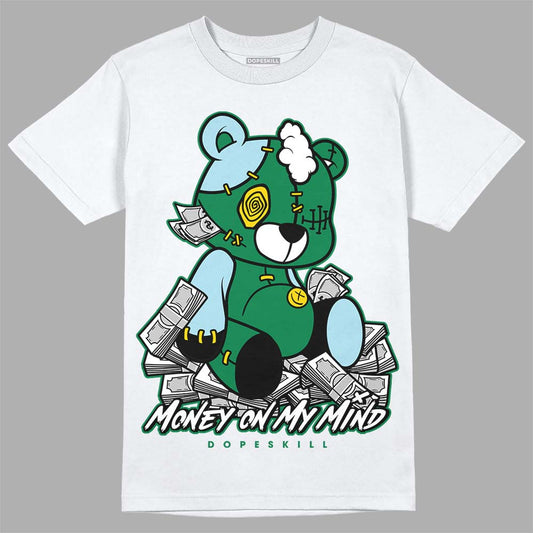 Jordan 5 “Lucky Green” DopeSkill T-Shirt MOMM Bear Graphic Streetwear - White