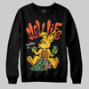 Yellow Sneakers DopeSkill Sweatshirt Slow Life Graphic Streetwear - Black