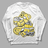 Wmns Air Jordan 11 Low 'Yellow Snakeskin' DopeSkill Long Sleeve T-Shirt Bear Steals Sneaker Graphic Streetwear - White