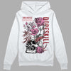 Valentine's Day Collection DopeSkill Hoodie Sweatshirt Side Hustle Graphic Streetwear - White 