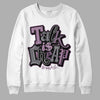 Jordan 2 “Mauve/Off-Noir” DopeSkill Sweatshirt Talk Is Chip Graphic Streetwear - White 