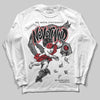 Jordan 14 Retro ‘Black Toe’ DopeSkill Long Sleeve T-Shirt Nevermind Graphic Streetwear - White