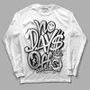 Dunk Low ‘Pure Platinum’ DopeSkill Long Sleeve T-Shirt No Days Off  Graphic Streetwear - White