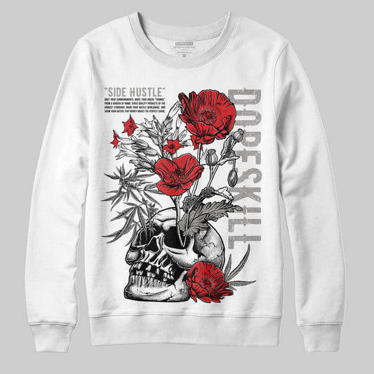 Jordan 3 Retro Pure Money DopeSkill Sweatshirt Side Hustle Graphic Streetwear - White