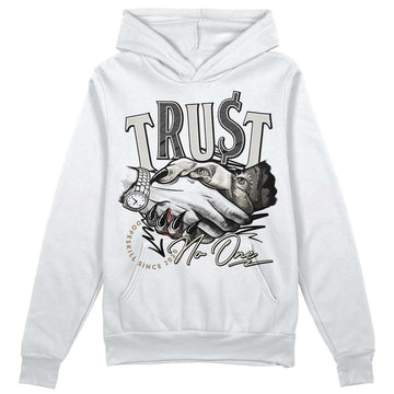 Jordan 5 SE “Sail” DopeSkill Hoodie Sweatshirt Trust No One Graphic Streetwear - White 