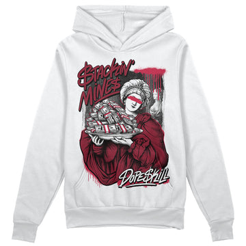 Jordan 1 Retro High '85 OG Metallic Burgundy DopeSkill Hoodie Sweatshirt Stackin Mines Graphic Streetwear - WHite