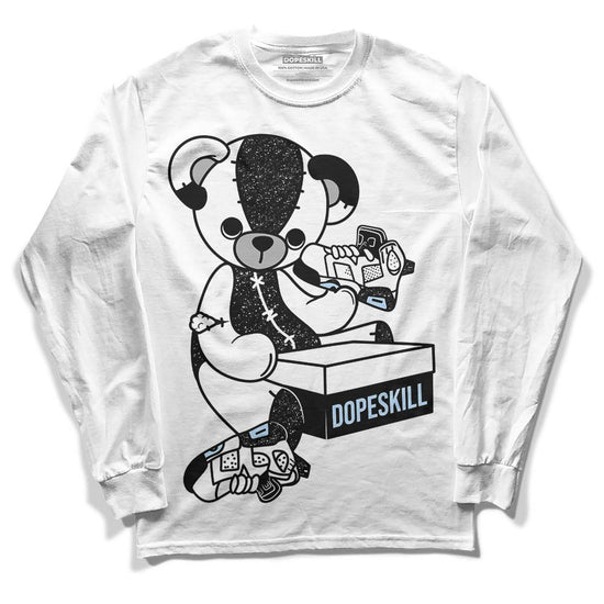 Jordan 6 “Reverse Oreo” DopeSkill Long Sleeve T-Shirt Sneakerhead BEAR Graphic Streetwear - White