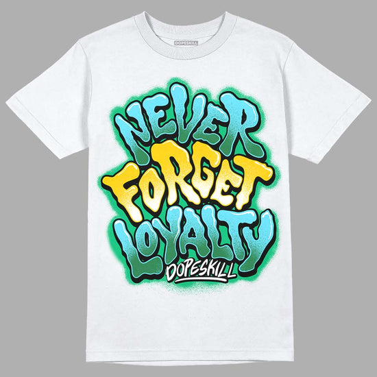 Dunk Low Ben & Jerry’s Chunky Dunky DopeSkill T-Shirt Never Forget Loyalty Graphic Streetwear - White