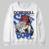 Jordan 4 “Rare Air” DopeSkill Sweatshirt Stay It Busy Graphic Streetwear - White
