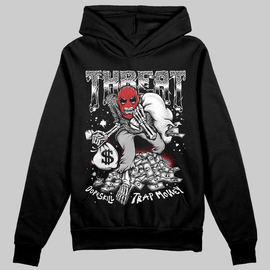 Jordan 3 OG “Black Cement” DopeSkill Hoodie Sweatshirt Threat Graphic Streetwear - Black