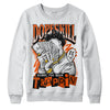 MSCHF Super Normal 2 Orange Milk DopeSkill Sweatshirt Sorry I've Been Trappin Graphic Streetwea - White