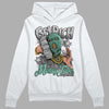 Jordan 3 "Green Glow" DopeSkill Hoodie Sweatshirt Get Rich Graphic Streetwear - White 