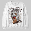 SoleFly x Air Jordan 12 Retro SP 'Cafecito/Baroque Brown' DopeSkill Sweatshirt Never Stop Hustling Graphic Streetwear - White