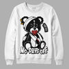 Jordan 14 "Black/White" DopeSkill Sweatshirt Hurt Bear Graphic Streetwear - White