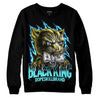 Jordan 5 Aqua DopeSkill Sweatshirt Black King Graphic Streetwear - Black