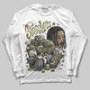 Jordan 3 “Medium Olive” aka “Family Affair” DopeSkill Long Sleeve T-Shirt Stressless Graphic Streetwear - White