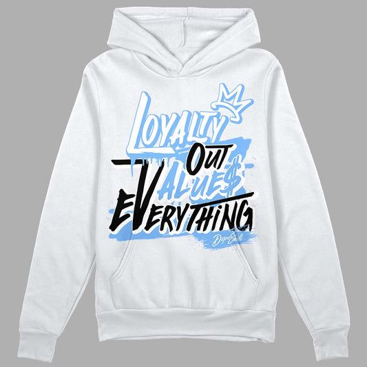 Jordan 9 Powder Blue DopeSkill Hoodie Sweatshirt LOVE Graphic Streetwear - White 